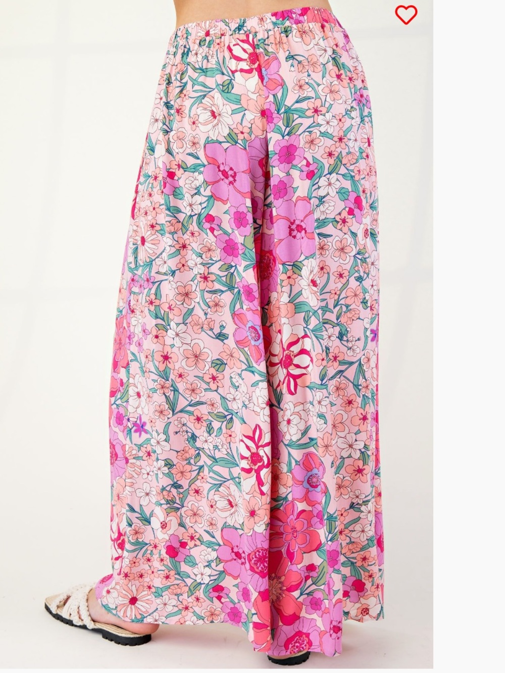 Easel PRINTED RAYON CHALLIS PALAZZO PANTS - Picture 2 of 4